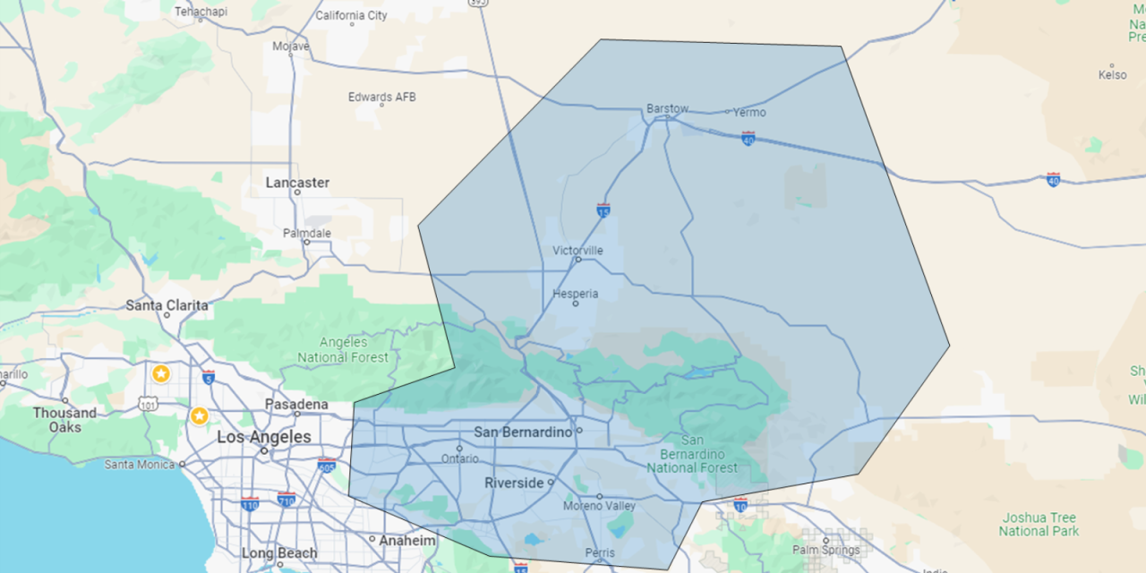 Family Medical Transportation Service Areas